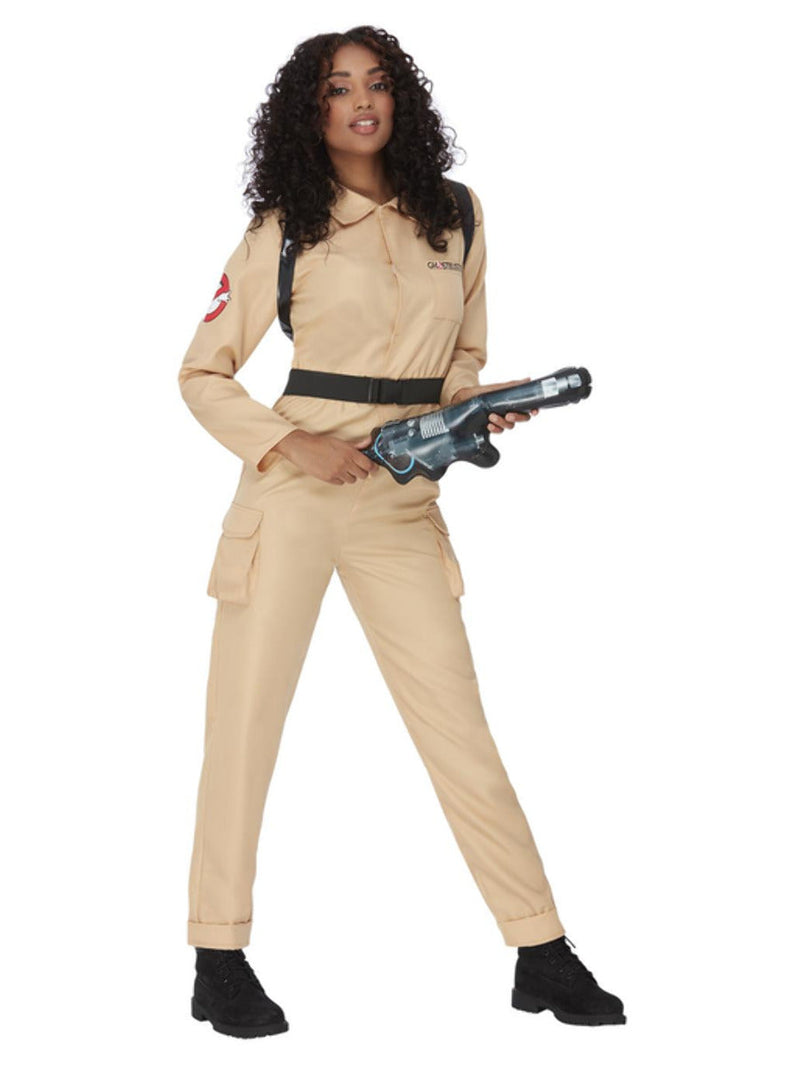 Ghostbusters Ladies Costume Adult Beige Jumpsuit