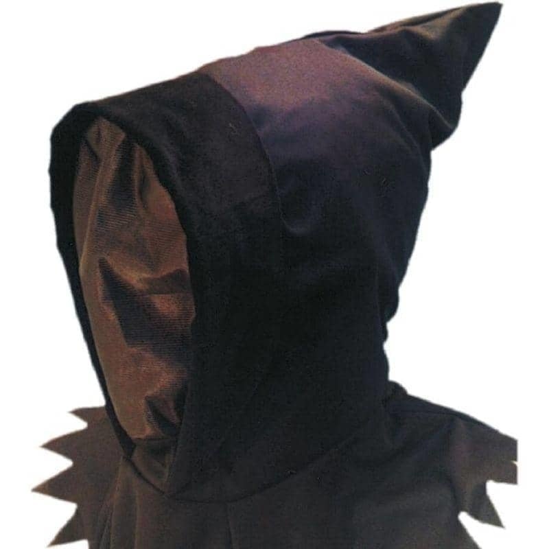 Ghoul Hood & Mask Adult Black_1 sm-98152