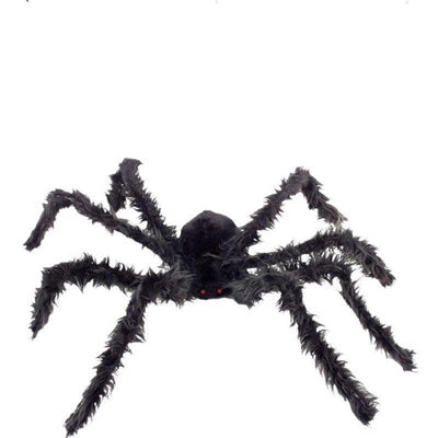 Giant Hairy Spider With Light Up Eyes Adult Black_1 sm-23146