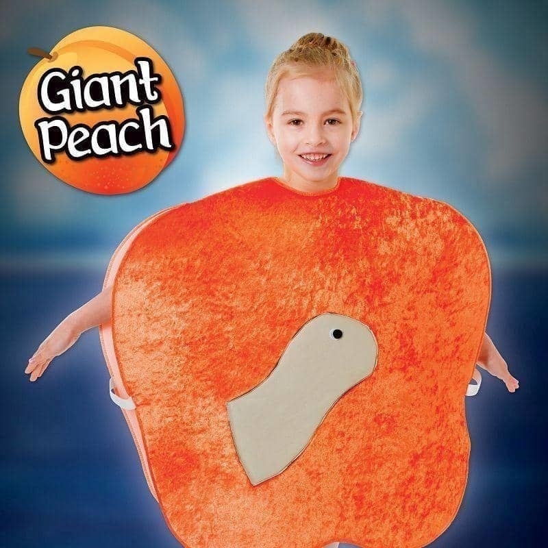 Giant Peach + Worm Childrens Costume Unisex_2 
