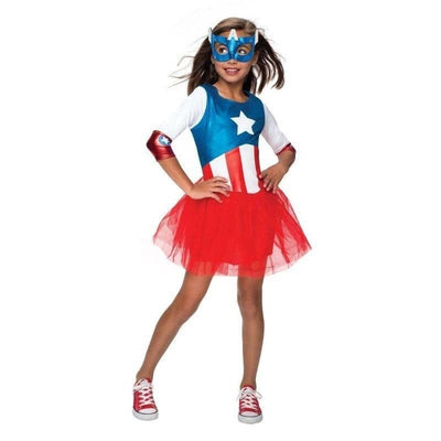 Girls American Dream Metallic Captain America_1 rub-620035S