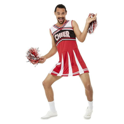 Give Me A. . Cheerleader Costume White & Red_1 sm-70053L