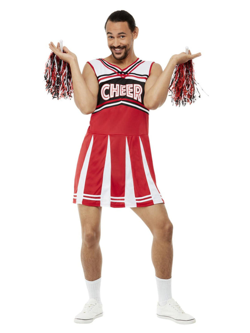 Cheerleader Give Me A.. Costume Adult Red White Dress