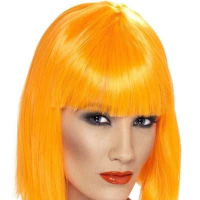 Glam Wig Adult Orange_1 sm-42139