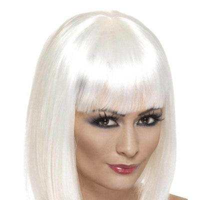 Glam Wig Adult White_1 sm-42144