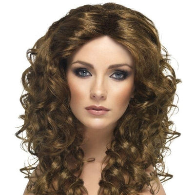 Glamour Wig Adult Brown_1 sm-42150