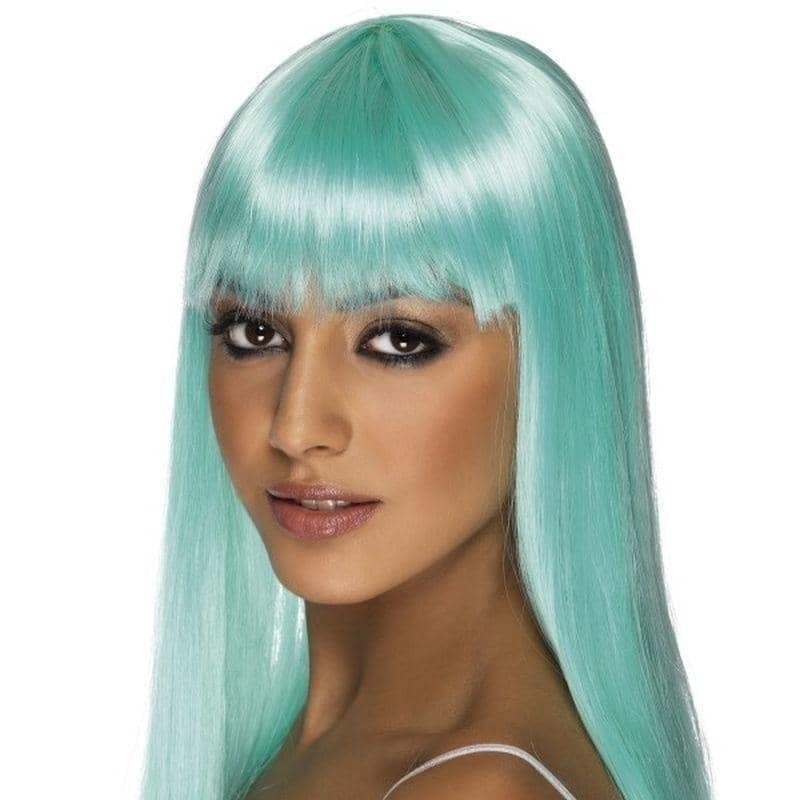 Glamourama Wig Adult Blue_1 sm-42157