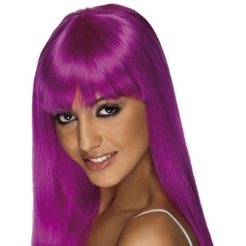 Glamourama Wig Adult Pink_1 sm-42162