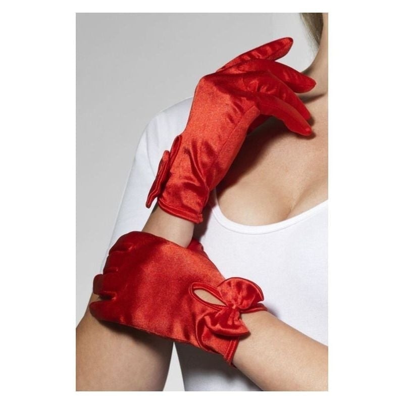 Gloves Short Adult Red_2 