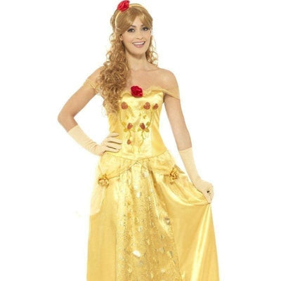 Golden Princess Costume Adult Gold_1 sm-45969M