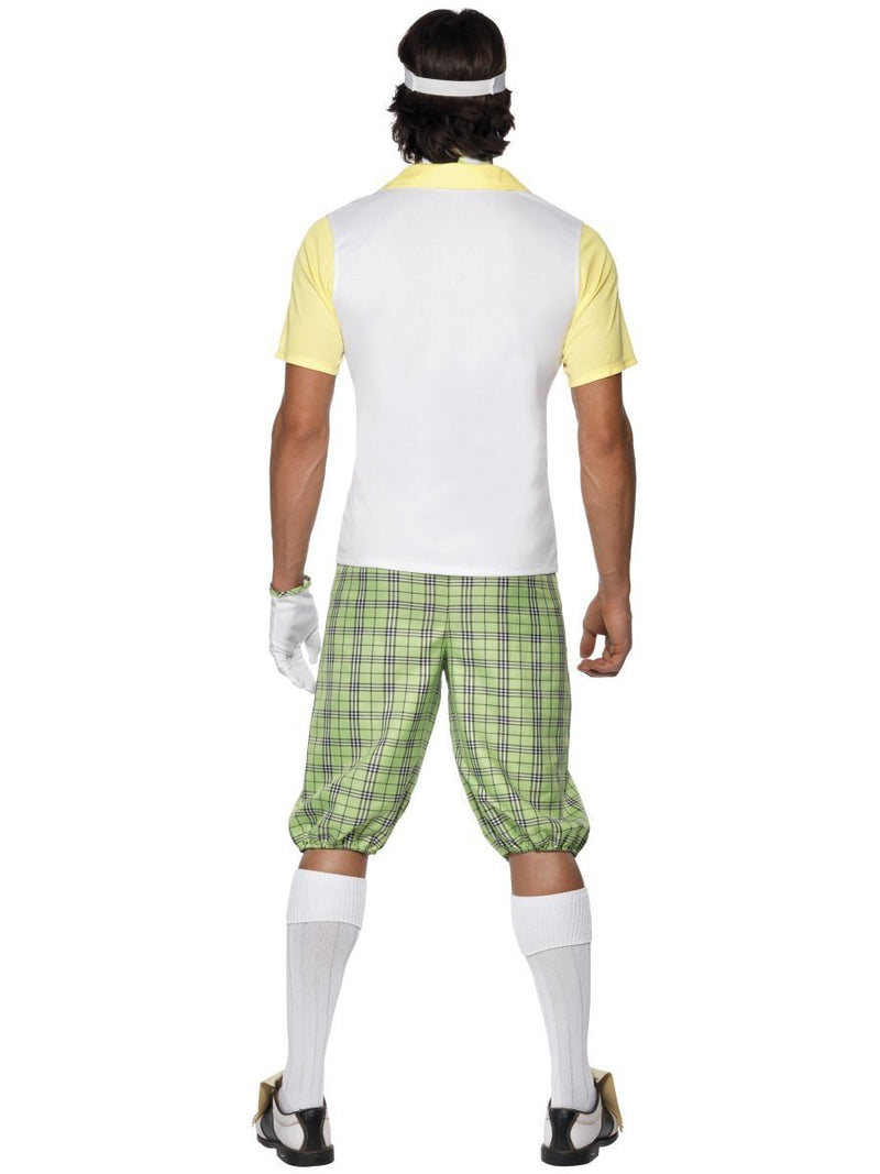 Gone Golfing Costume Adult Green Yellow