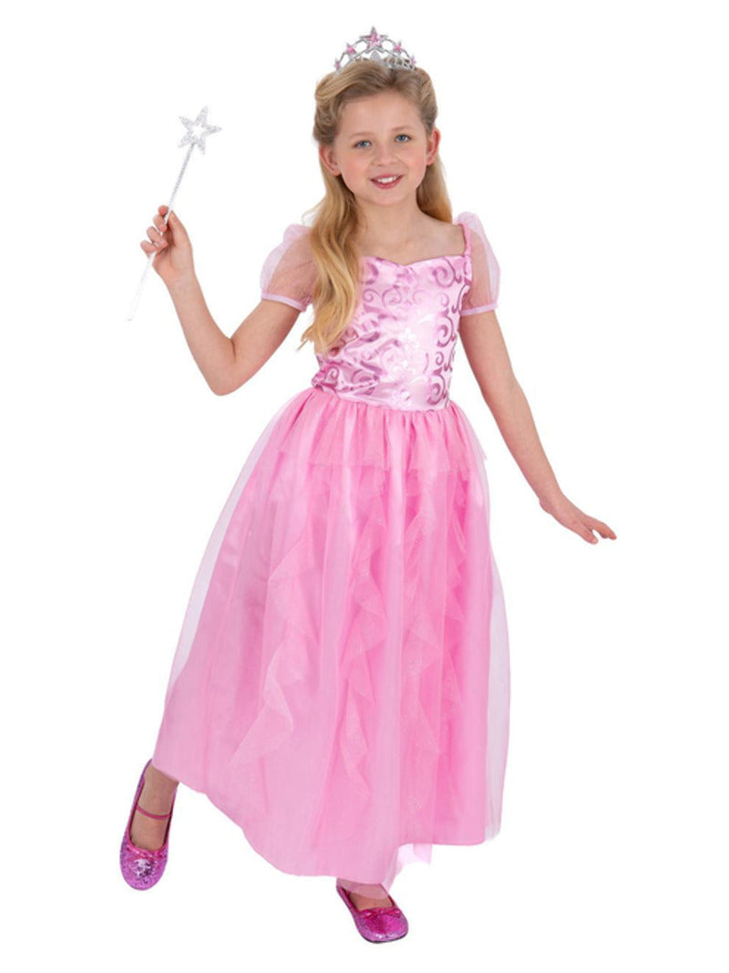 Good Witch Fairy Costume Girls Glinda Pink Dress