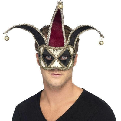 Gothic Venetian Harlequin Eyemask Adult Multi_1 sm-27653