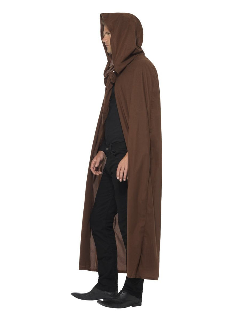 Gravekeeper Hooded Cloak Adult Brown