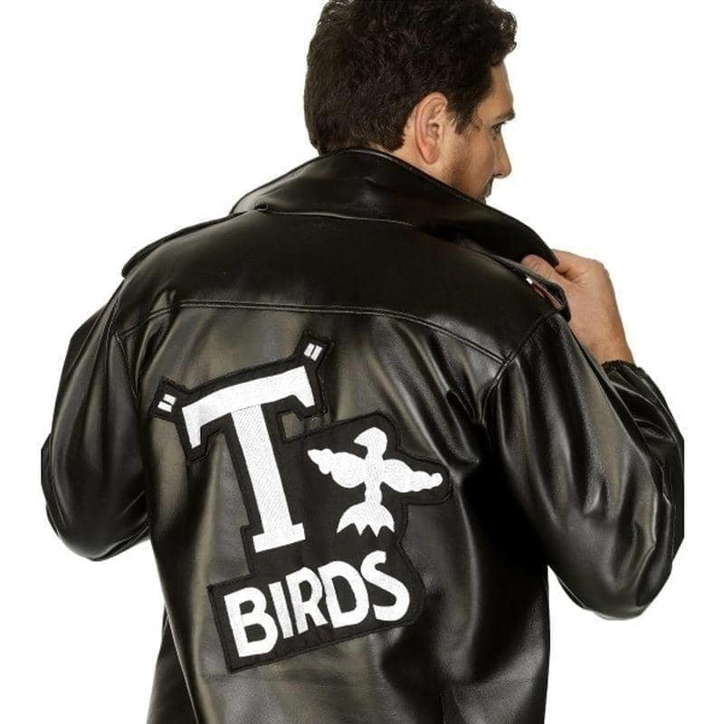 Grease T Birds Jacket Adult Black_2 sm-27488M