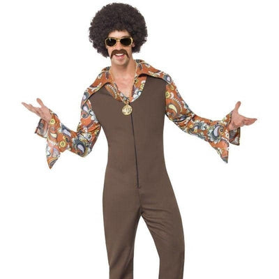 Groovy Boogie Costume Adult Brown_1 sm-43860L