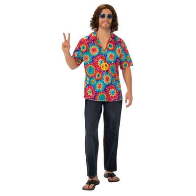 Groovy Psychedelic Hippy Mens Costume_1 AC722X