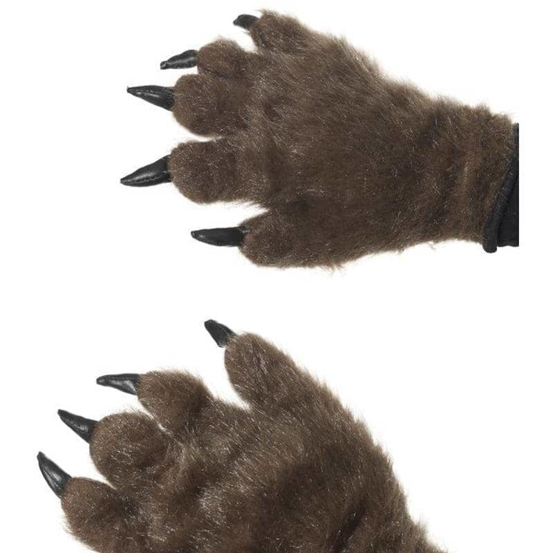 Hairy Monster Hands Adult Brown_1 sm-36670