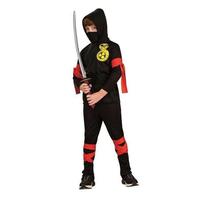 Haunted House Childs Black Ninja Costume_1 rub-881900L