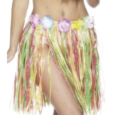 Hawaiian Hula Skirt Adult Multi_1 sm-22329