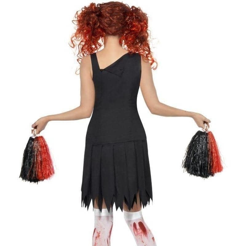 High School Horror Cheerleader Costume Adult Red Black_2 sm-32902L