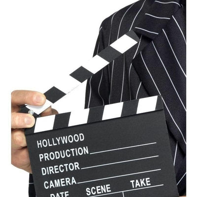 Hollywood Style Clapper Board Adult Black_1 sm-94033