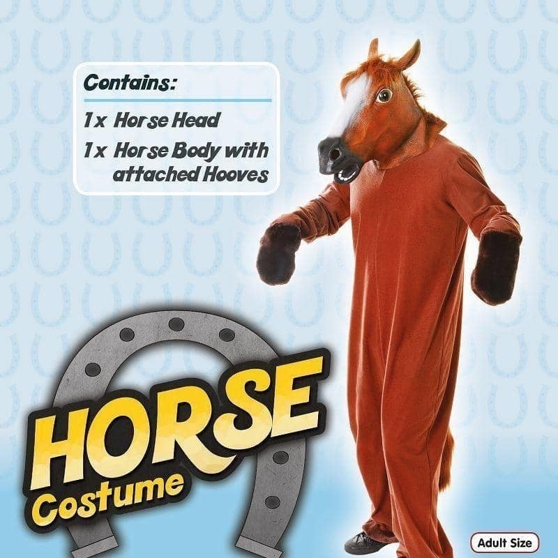 Horse Mask & Body Adult Costume_2 