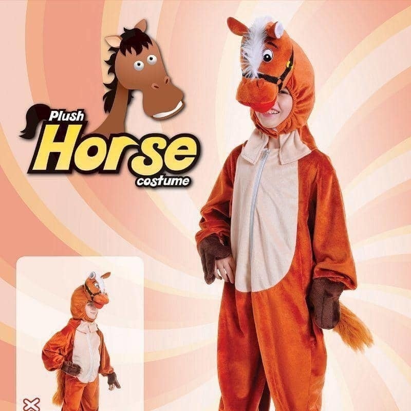 Horse With Head 128cm Childrens Costume Unisex_2 