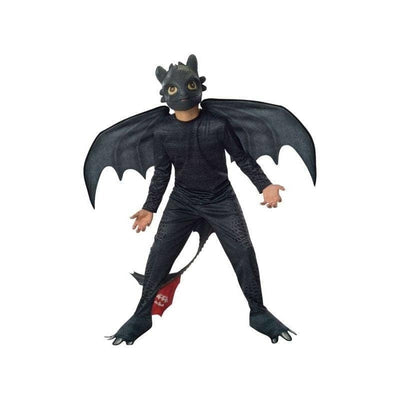 How To Train Your Dragon Night Fury Toothless Costume 1 rub-610103S MAD Fancy Dress