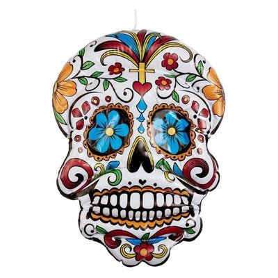 Inflatable Day Of The Dead Hanging Skull White_1 sm-57075