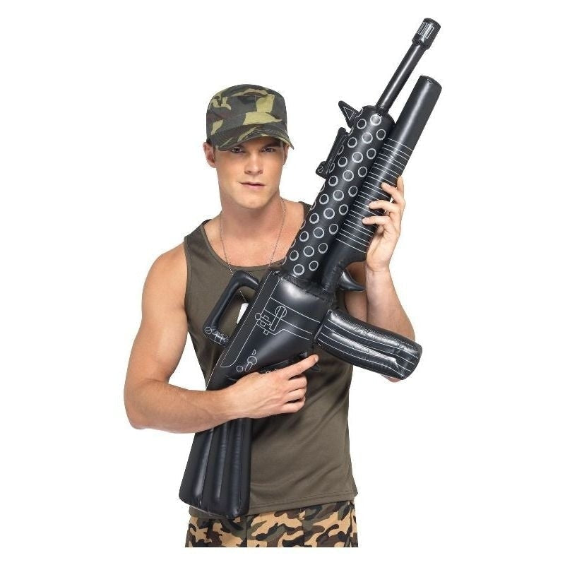 Inflatable Machine Gun Adult Black_2 