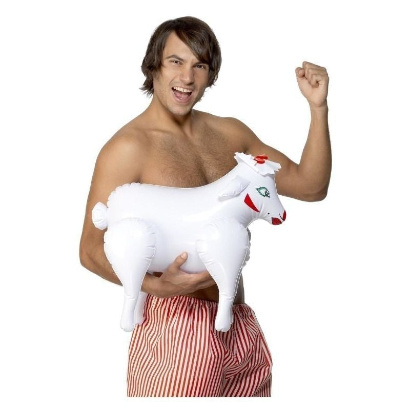 Inflatable Sheep Bonking Baa Adult White_2 