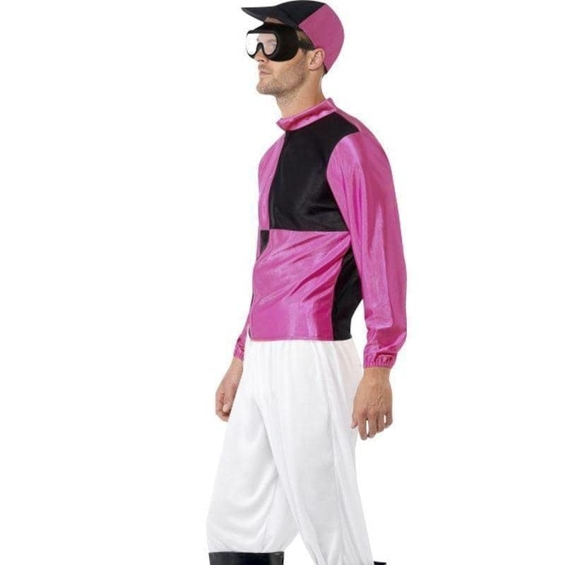 Jockey Costume Adult Pink Black_3 