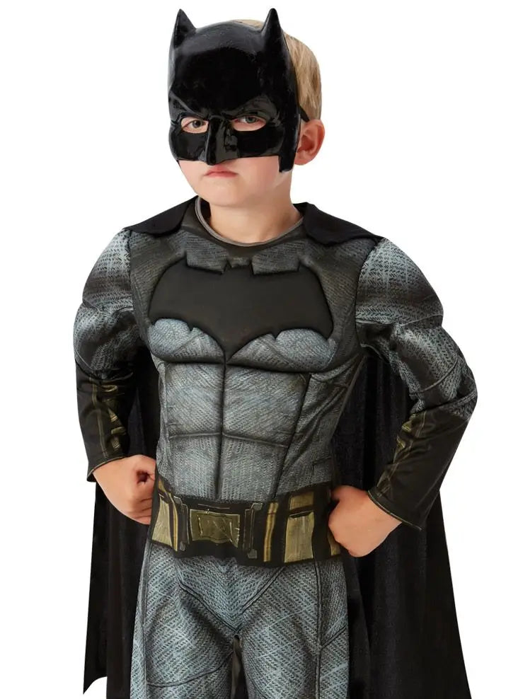 Batman Costume Justice League DC Kids Padded Muscle Batsuit