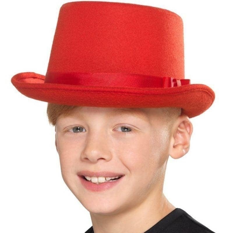 Kids Top Hat Red_1 sm-48827
