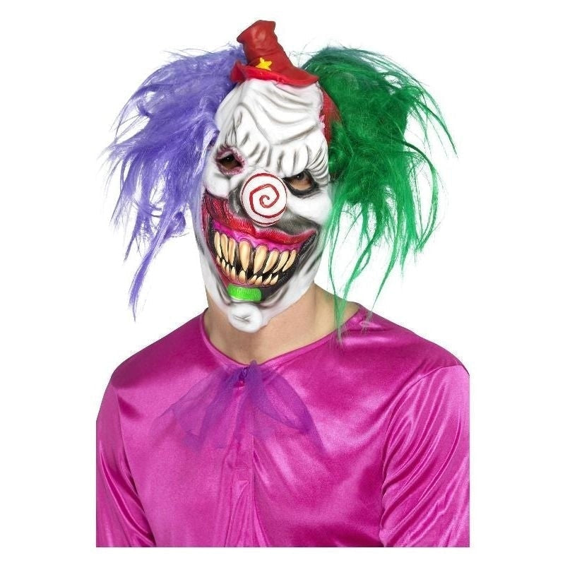 Kolorful Killer Klown Mask Adult White_2 