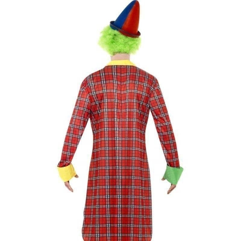 La Circus Deluxe Clown Costume Adult Red Green Yellow_2 sm-39340M