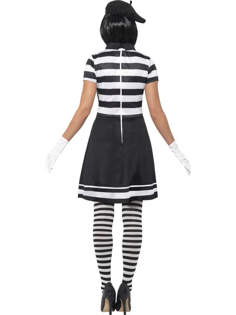 Lady Mime Artist Costume Adult Black