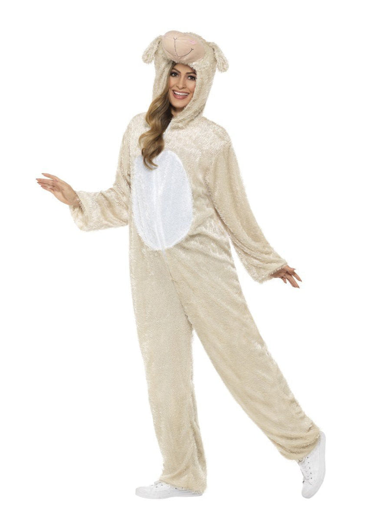 Lamb Costume Adult Beige