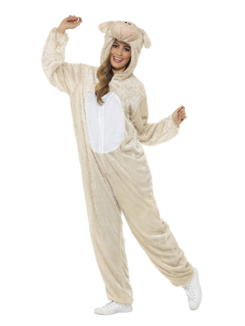 Lamb Costume Adult Beige