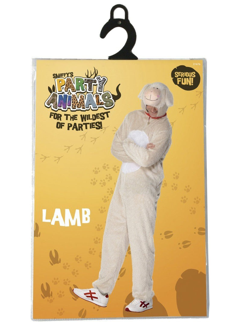 Lamb Costume Adult Beige