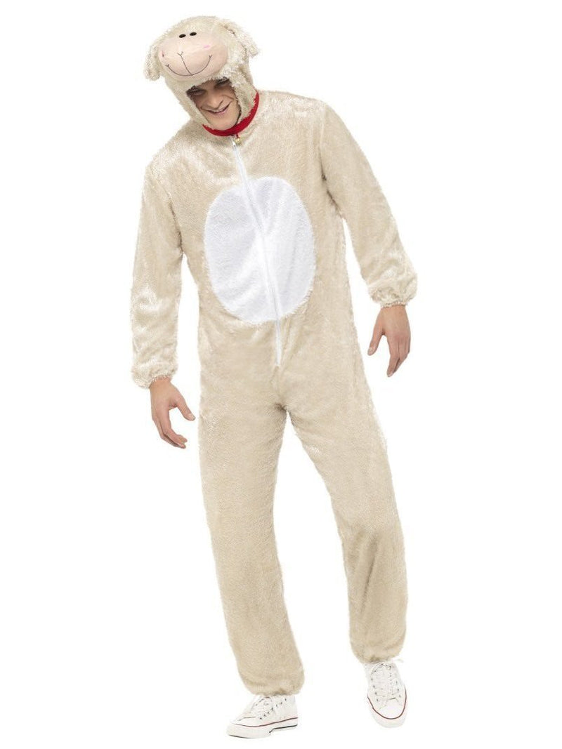 Lamb Costume Adult Beige