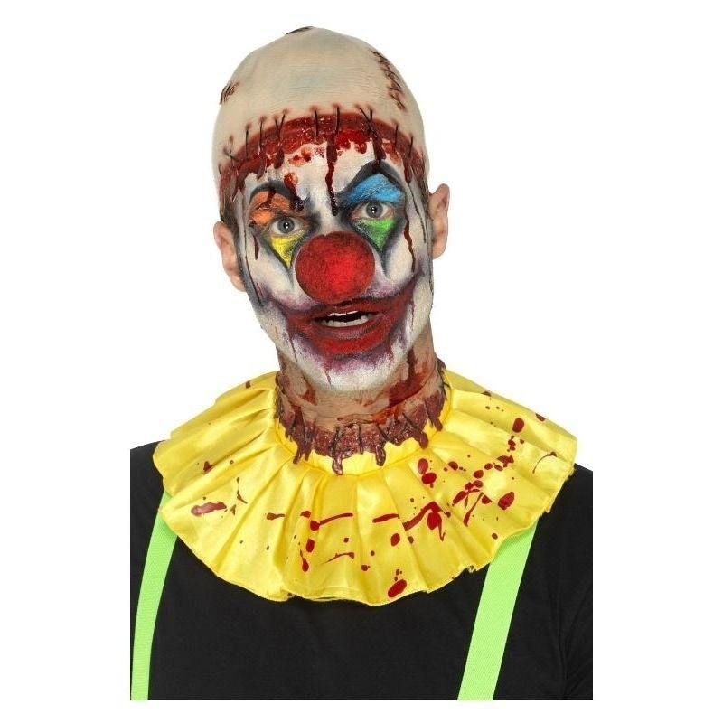 Latex Creepy Clown Instant Kit Adult Yellow_2 
