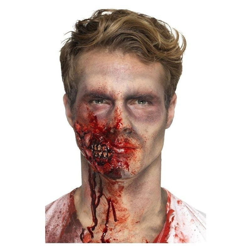 Latex Zombie Jaw Prosthetic Adult Red_2 