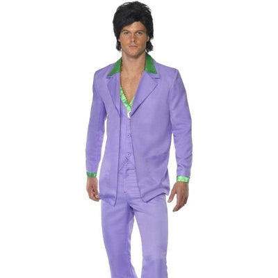 Lavender 1970s Suit Costume Adult Purple Green_1 sm-39426L