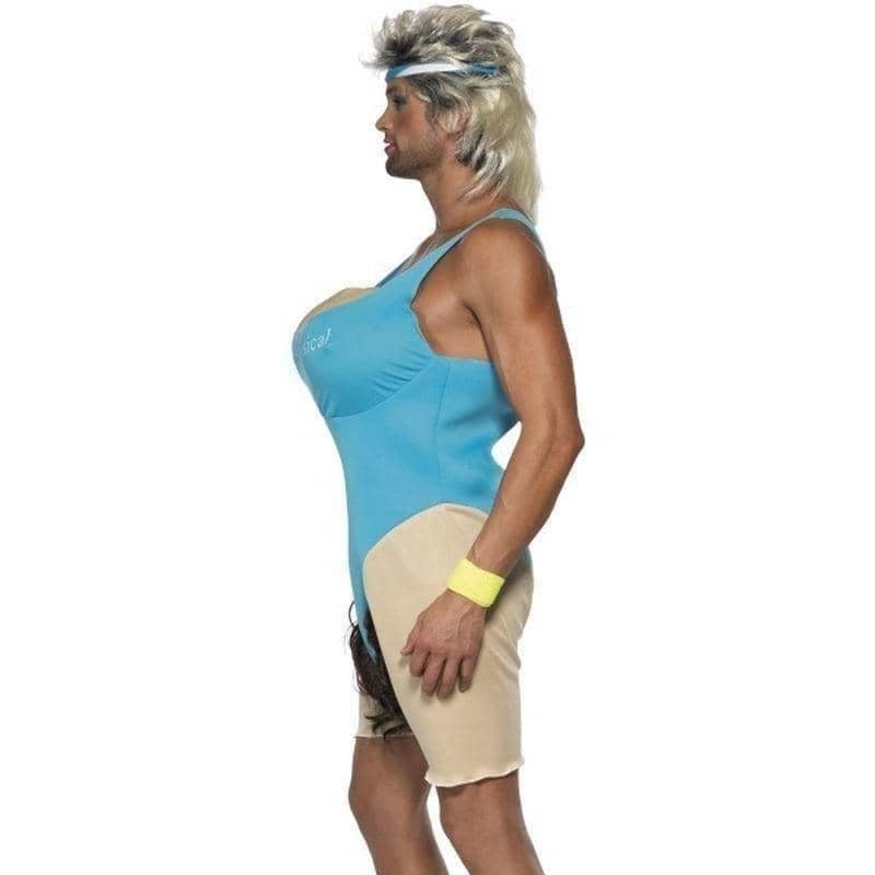 Lets Get Physical Work Out Costume Adult Blue Nude_4 