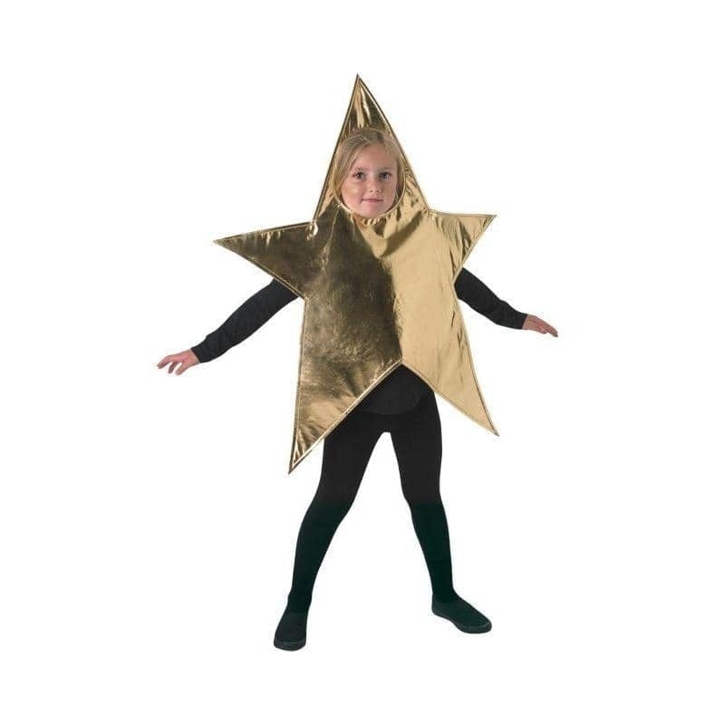 Little Boys Christmas Star Fancy Dress Nativity Play Costume Outfit Gold_1 rub-610506NS