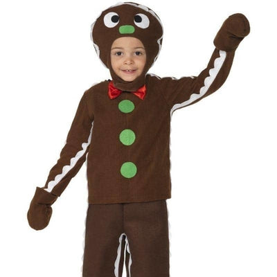 Little Gingerbread Man Costume Kids Brown_1 sm-35939M