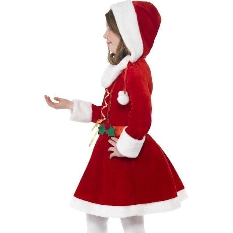 Little Miss Santa Costume Kids Red White_2 sm-38196M