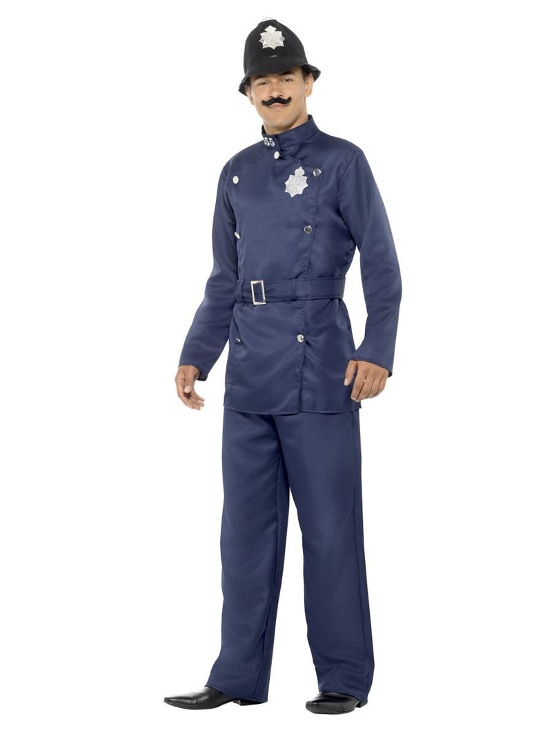 London Bobby British Cop Costume Adult Blue
